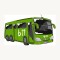 b11 Bus grün Logo weiß