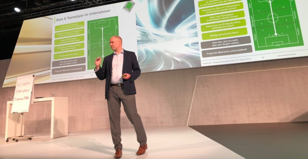keynote speaker Dr. Holger Schmitz Management Führung Fußball BMW