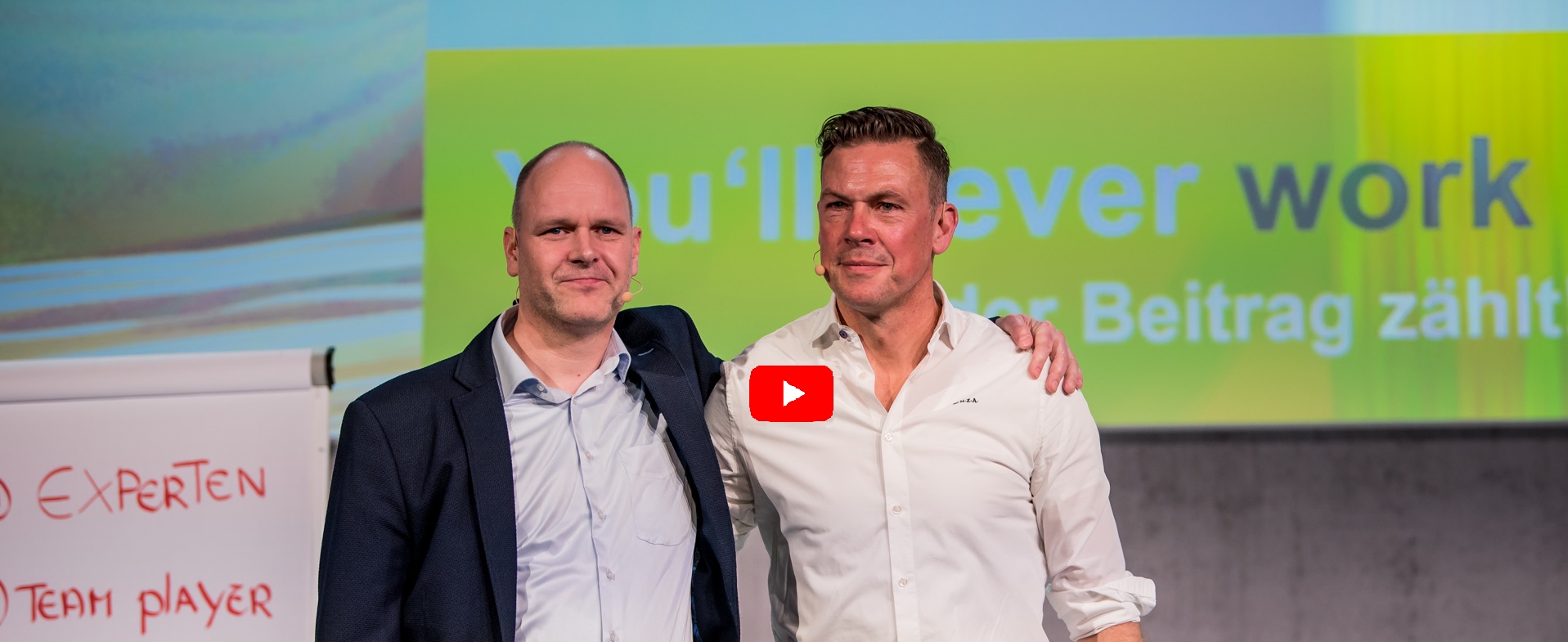 Resultatorientierung - entscheidend ist auf dem Platz mit keynote speaker Dr. Holger Schmitz und Erik Meijer