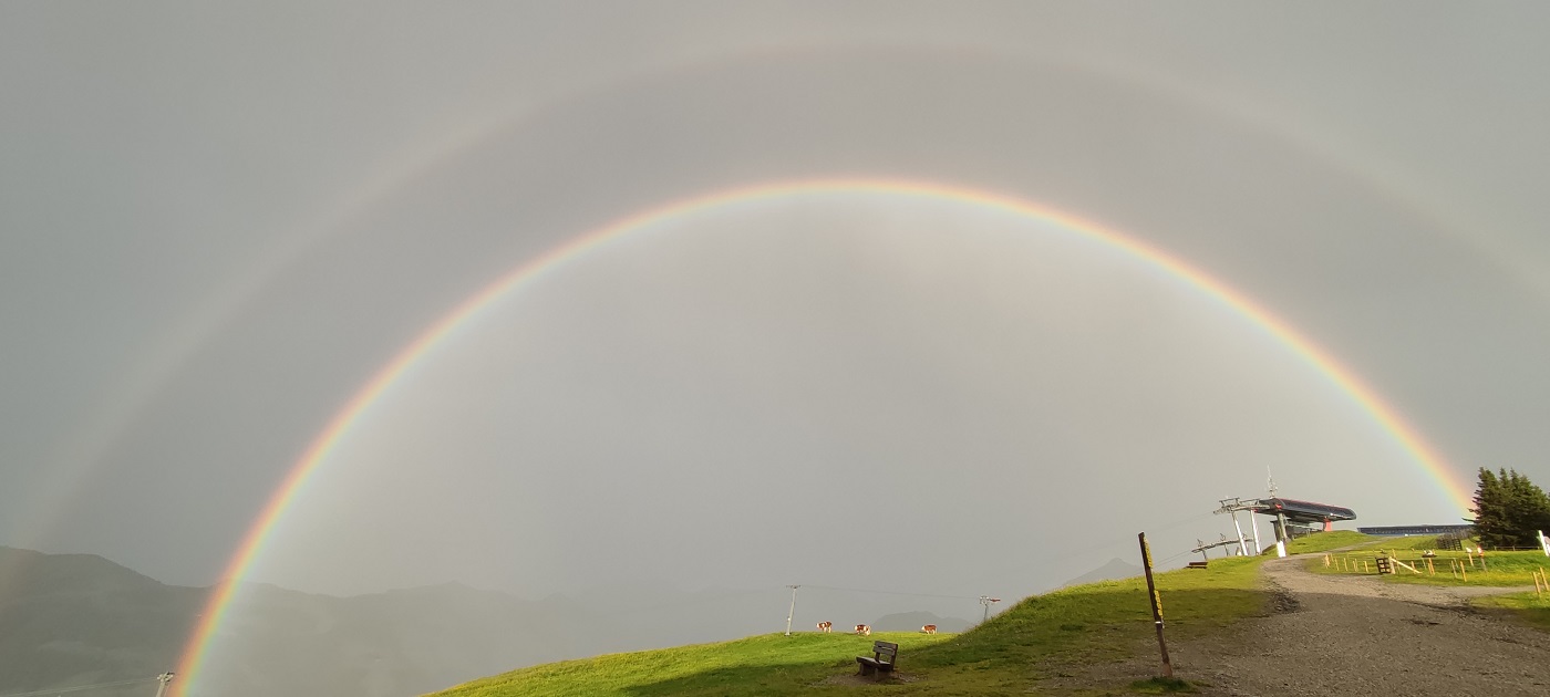Regenbogen über Alpbach